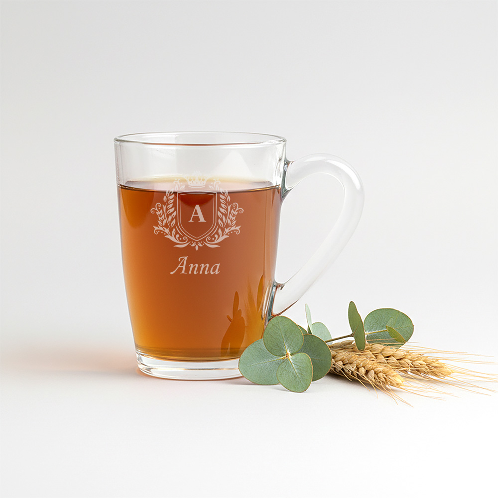 Personalisiertes graviertes Teeglas - ein originelles Geschenk für sie